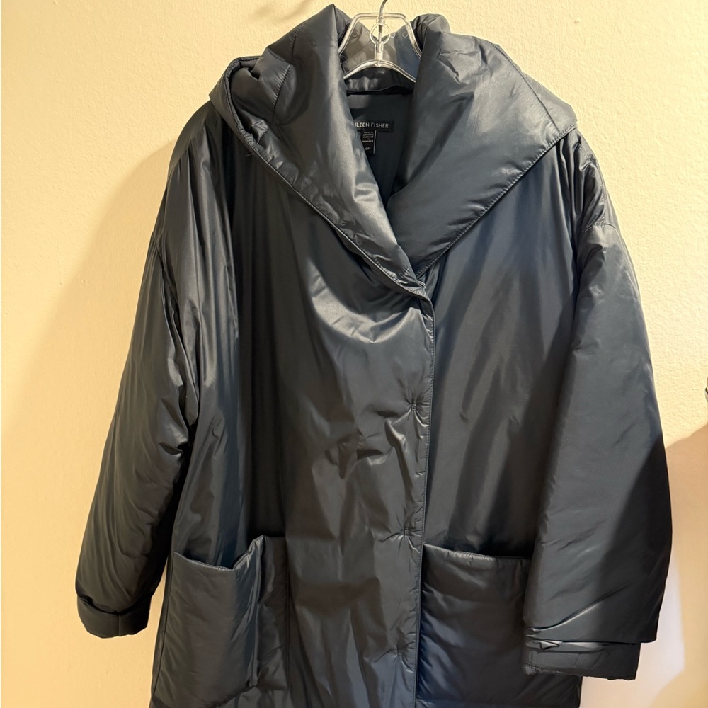 Eileen Fisher Black Puffer Jacket